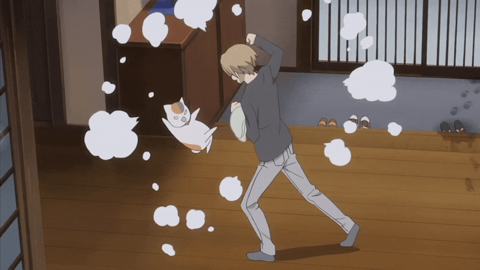 #夏目友人帐# 夏斑打打闹闹日常[哈哈] ​​​