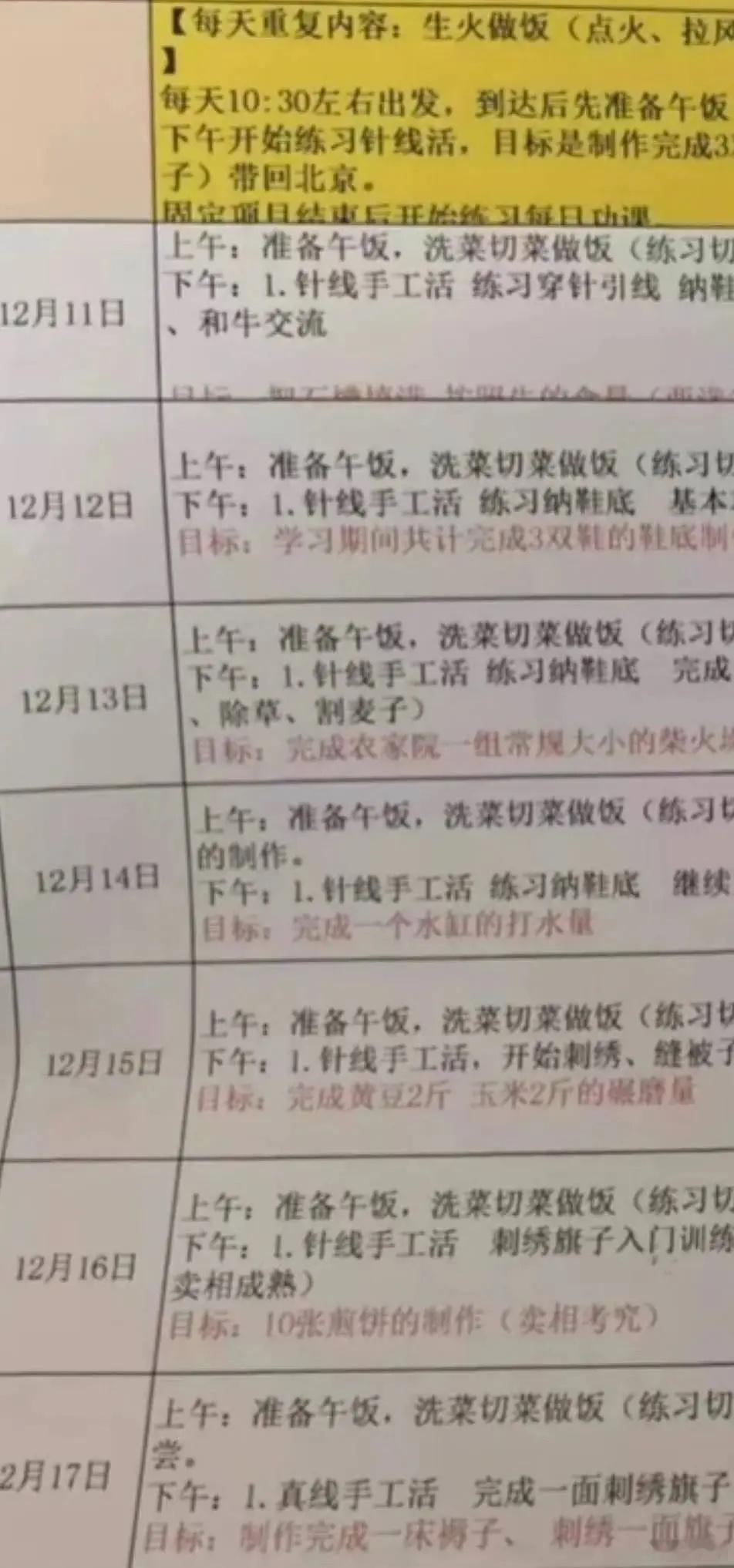 杨幂进组生万物前每天学习生火做饭、纳鞋底、劈柴、割麦子、磨豆子、摊煎饼、缝褥子，