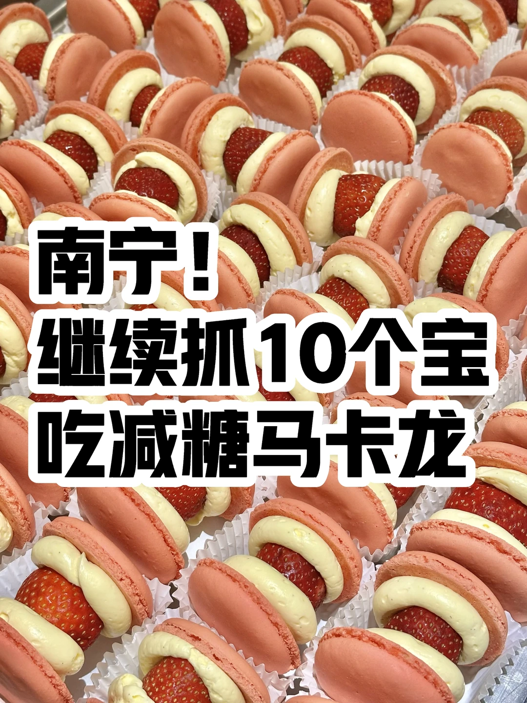 抓了十个人吃了我的减糖马卡龙