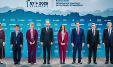 七国集团又开始多管闲事了，明着说不准中国和俄罗斯来往、不准中国收复台湾，还不准咱