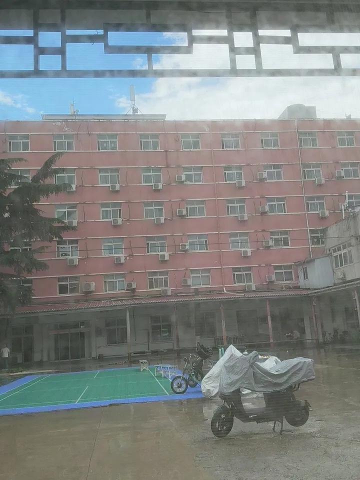 隆隆的雷声，惊醒了一帘午梦！
    六月天像小孩的脸，嘿嘿，说下就下，先有雷声
