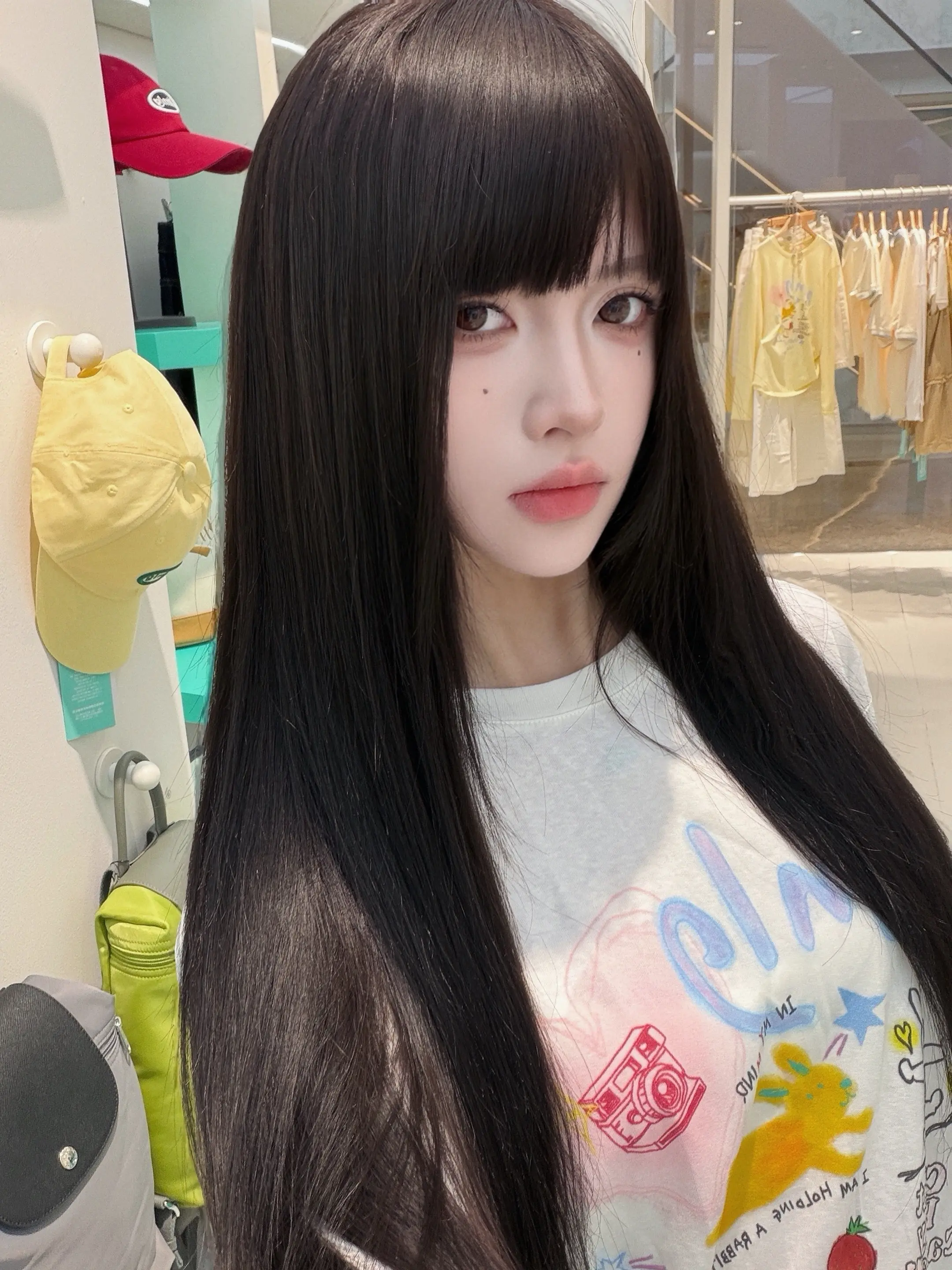 美美的很安心。