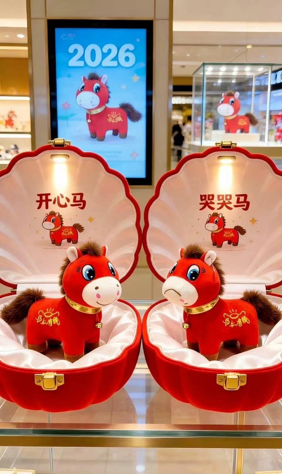 义乌哭哭马火了，次品变爆款，现实版塞翁失马！

最近，一位网友网购了马年公仔，拆