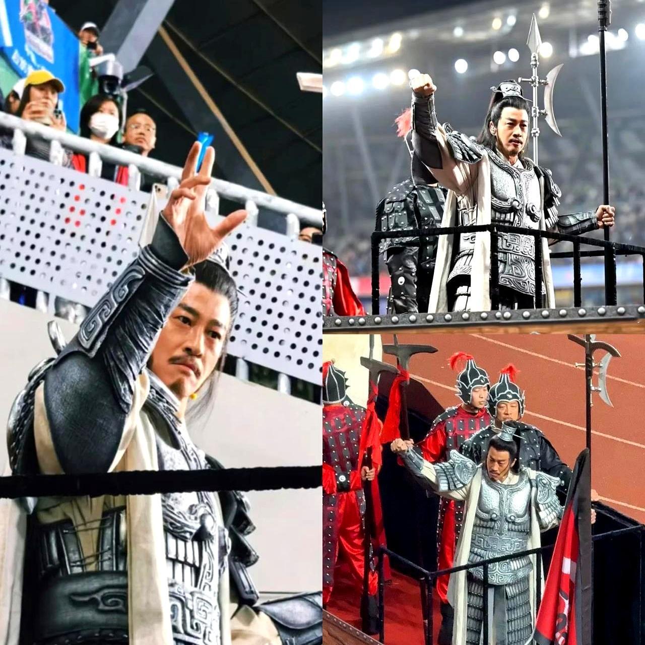 谁懂啊！时隔14年，何润东竟然真的穿着霸王铠甲回宿迁了。
 

就在2026年4