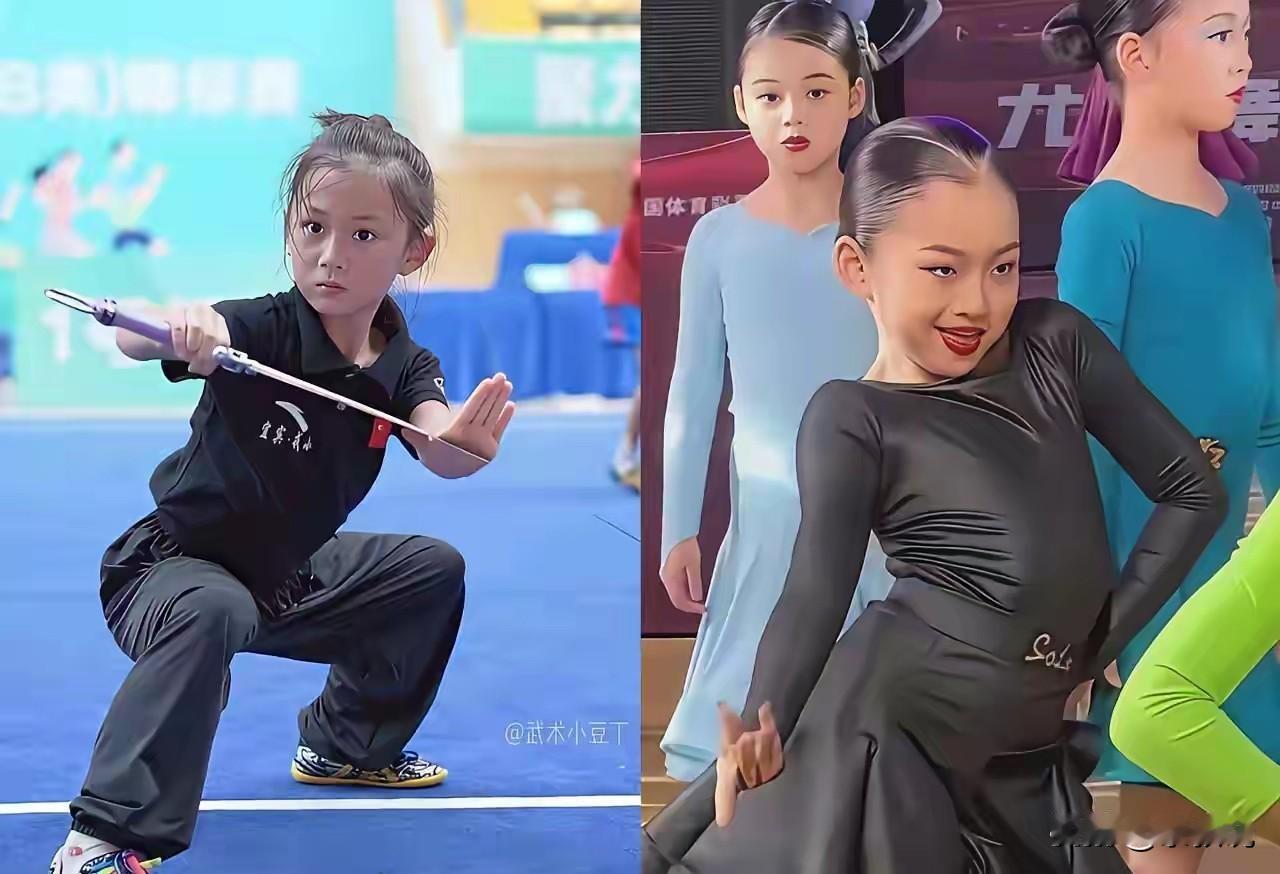 如果你家有个女孩
练武 还是  练舞？
练武，一脸杀气
练舞，一脸媚气
练武，自