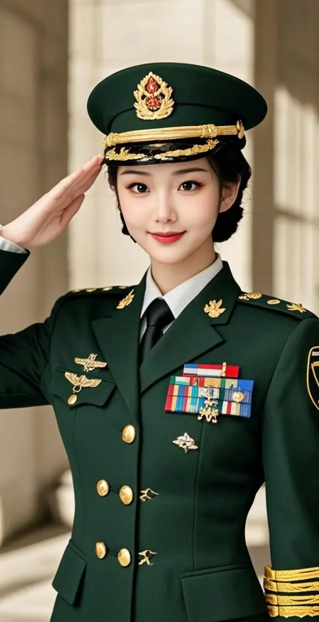 AI戎装英姿
