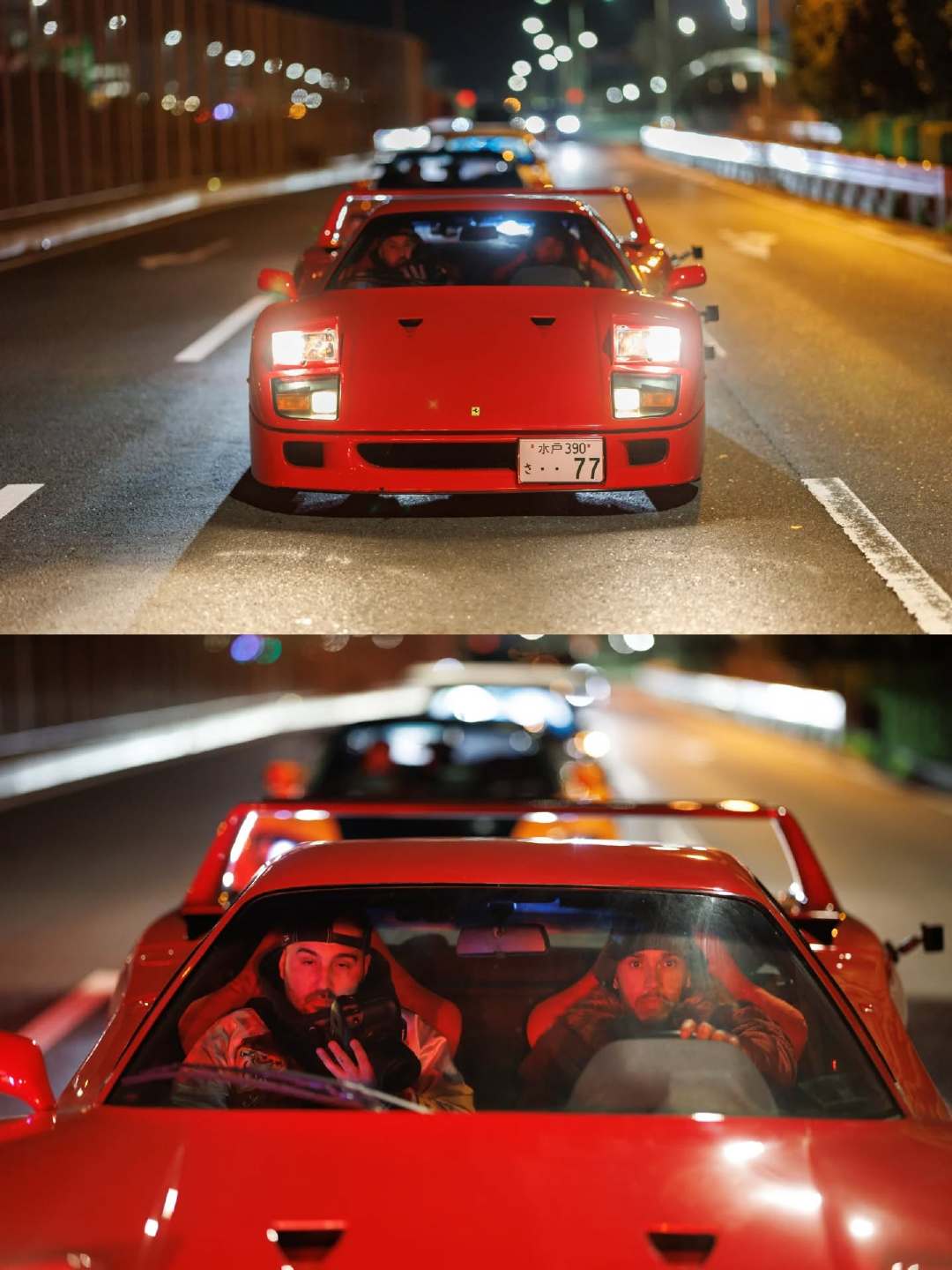汉密尔顿 x 法拉利F40 x 大黑PA / One Tokyo night w