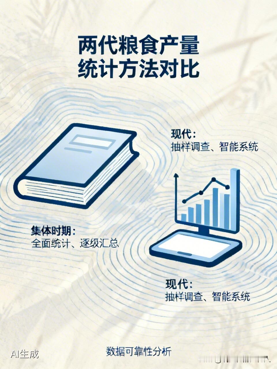 “集体时期粮食数据不可靠”？别被忽悠了！今天给你讲清楚两代统计法

有人说集体时
