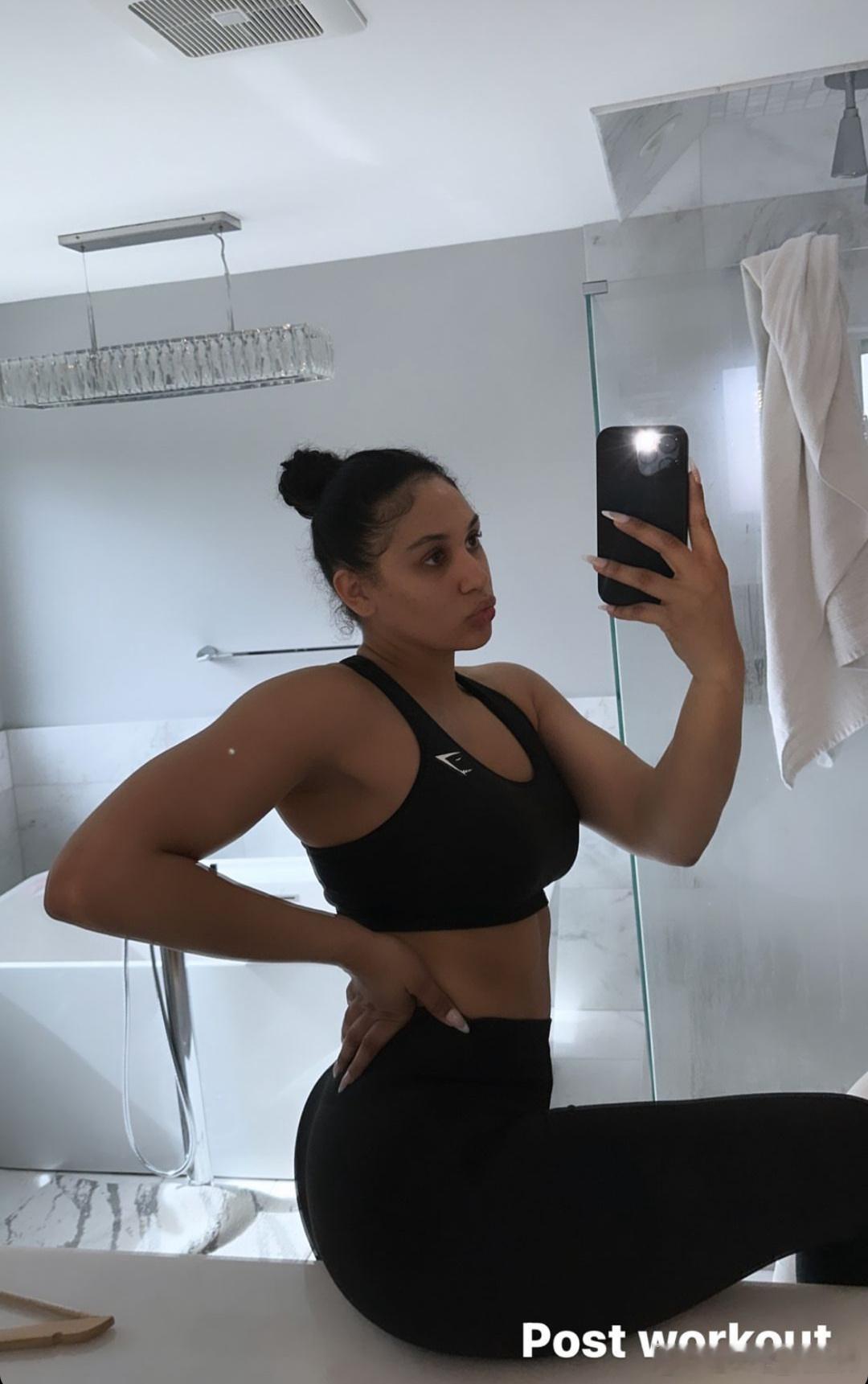 嘴嫂秀自己的训练成果#金州勇士[超话]##安德鲁维金斯[超话]# ​​​