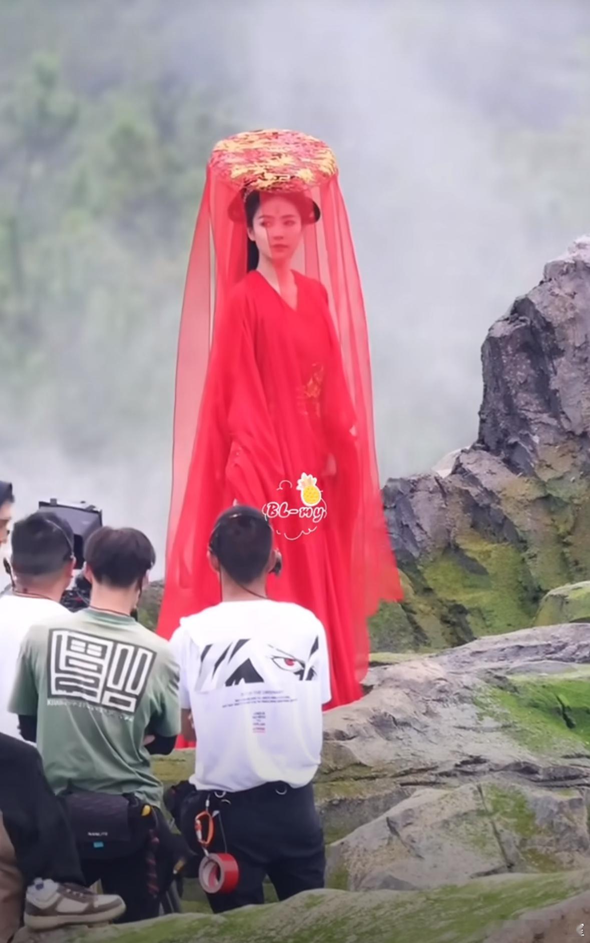 白鹿 头上顶了一个果盘？ ​​​