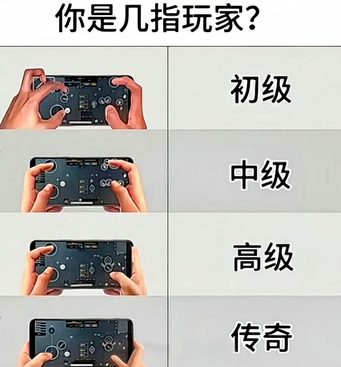 《你是几指玩家》