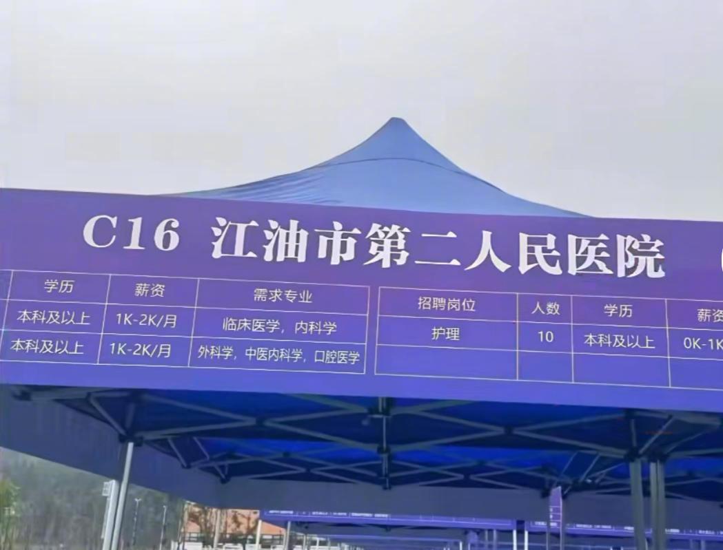 #医院就月薪0至1000元招聘护理岗致歉#【江油二院就“护理岗月薪0-1k”致歉