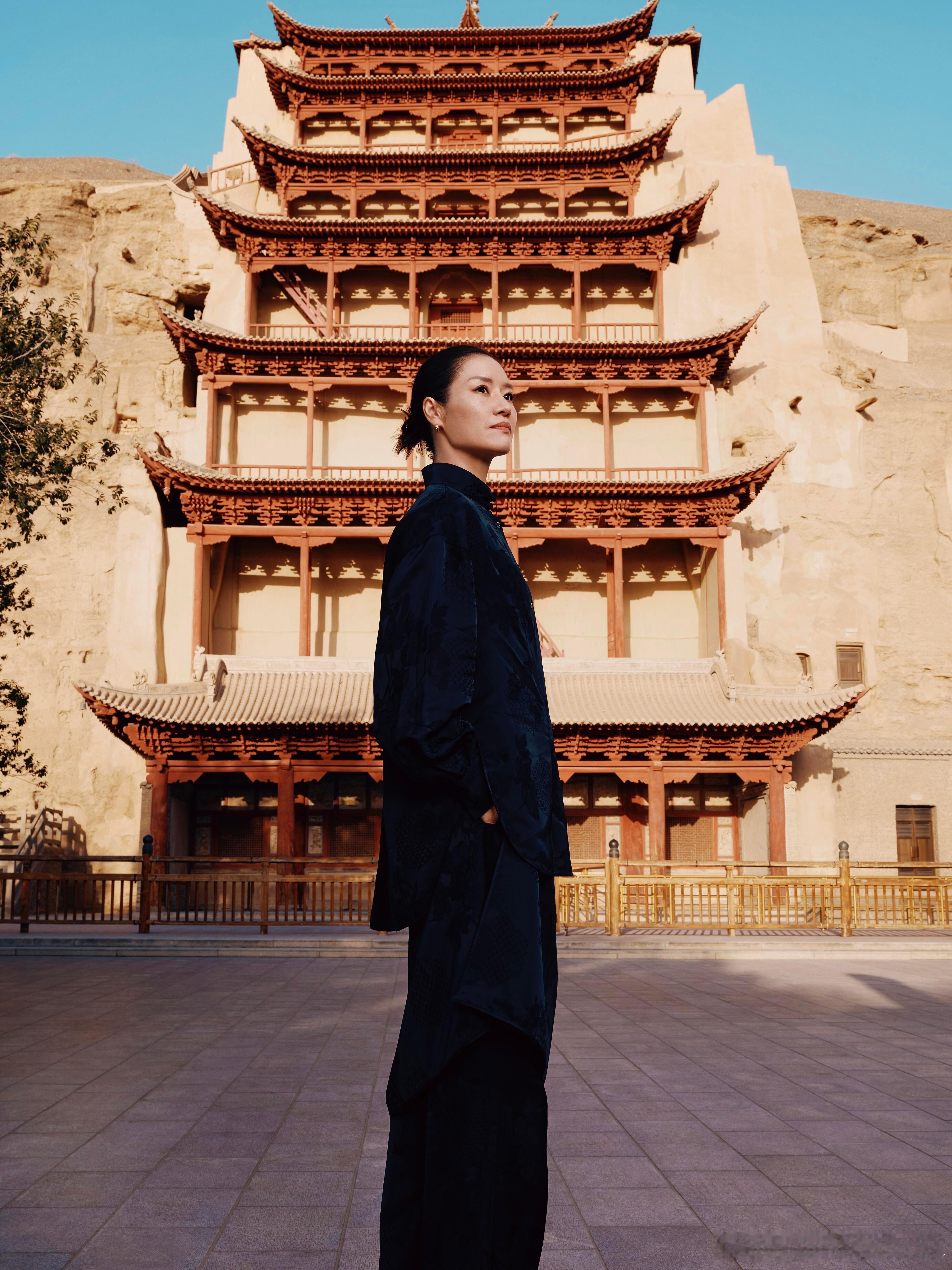 李娜守护敦煌退役的娜姐热衷各种公益，守护美，守护敦煌网球talking大会wta