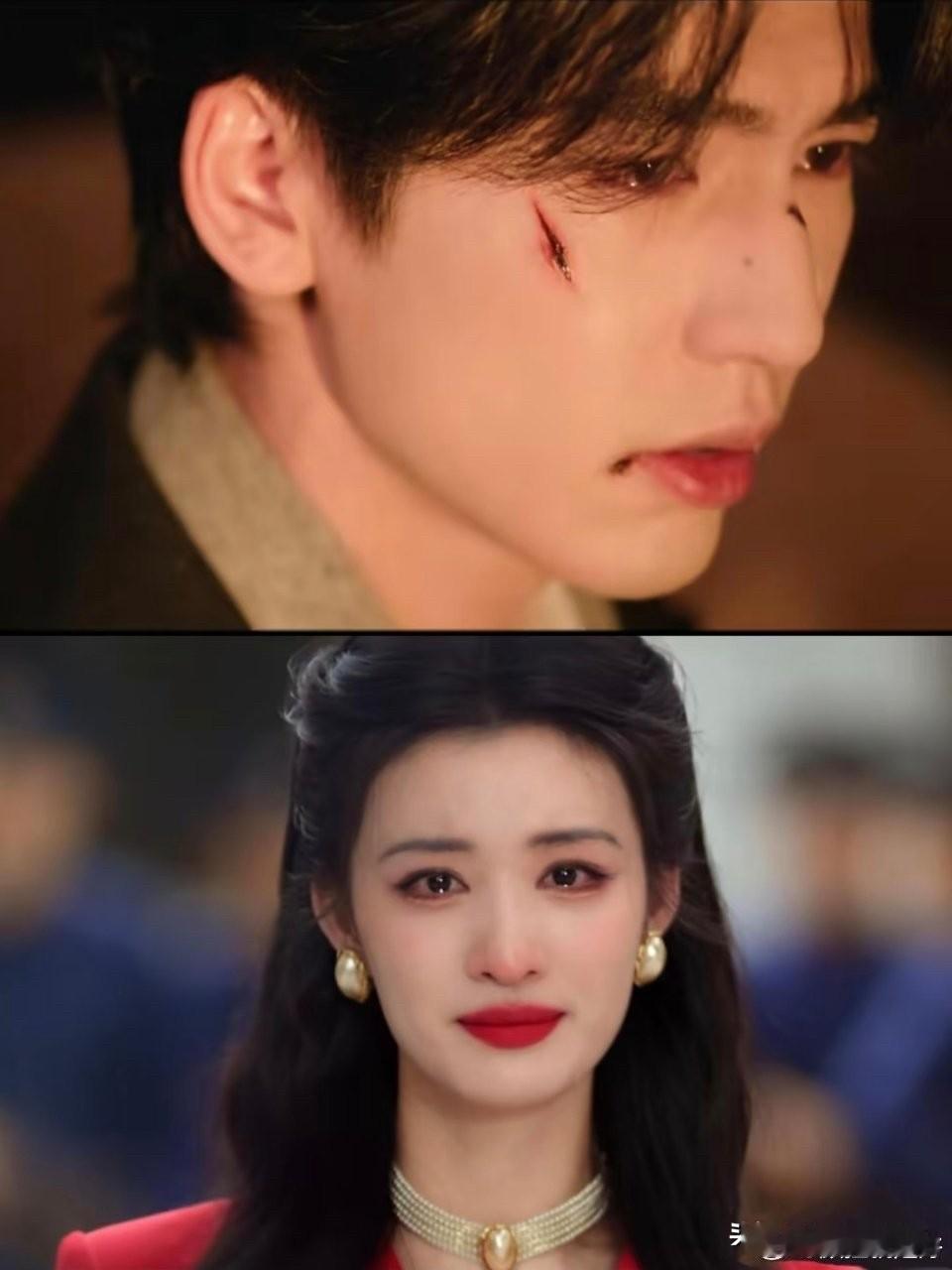 一部《过火》王楚然
一部《归鸾》林允
田曦薇真的是凭实力拉高了张凌赫女主角演技的