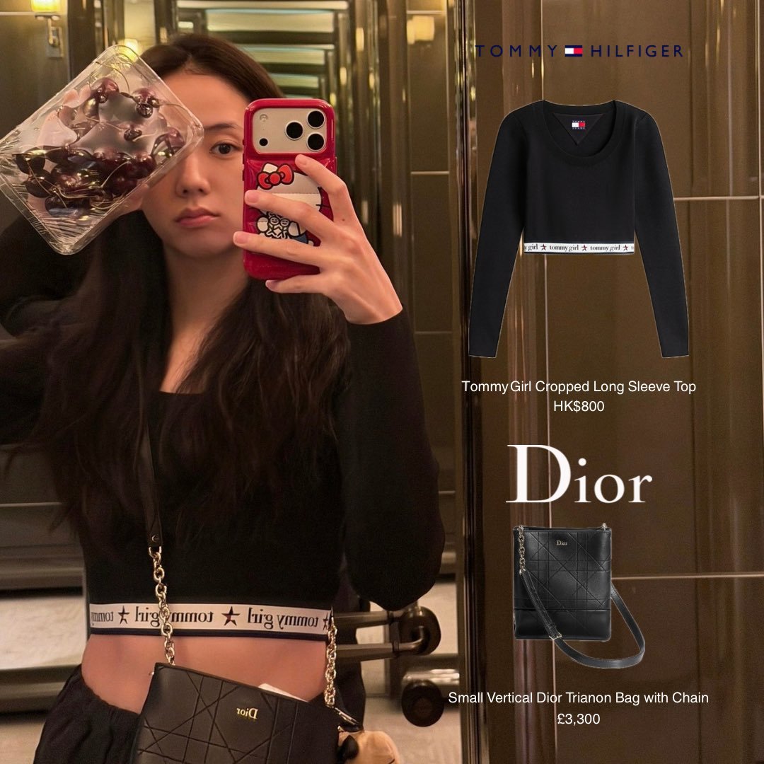 kimjisoo  JISOOAPP更新照片 服饰科普金智秀迪奥全球品牌大使 衣