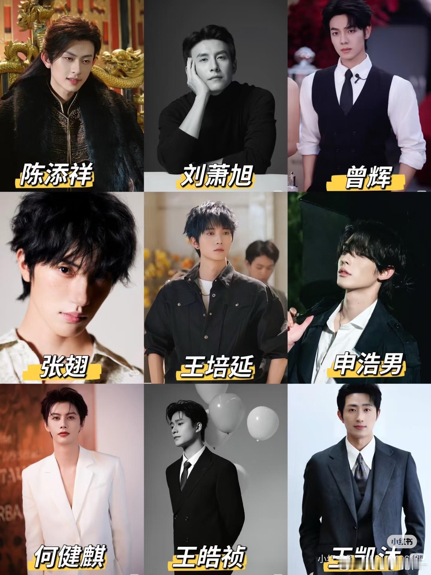 短剧男顶流🈶陈添祥、刘萧旭、曾辉、张翅、王培延、申浩男、何健麒、王皓祯、王凯沐