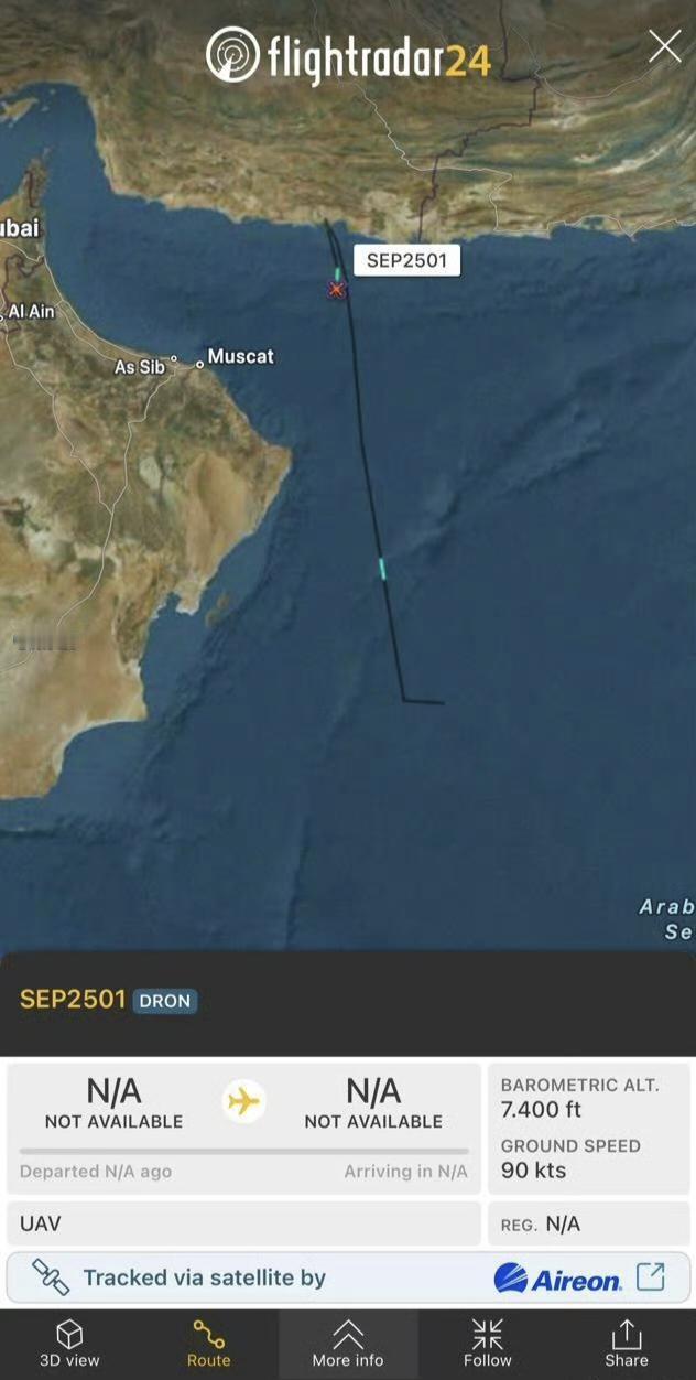 笑死，在被F-35打下一架无人机后，伊朗立即派出另一架无人机监视“亚伯拉罕·林肯