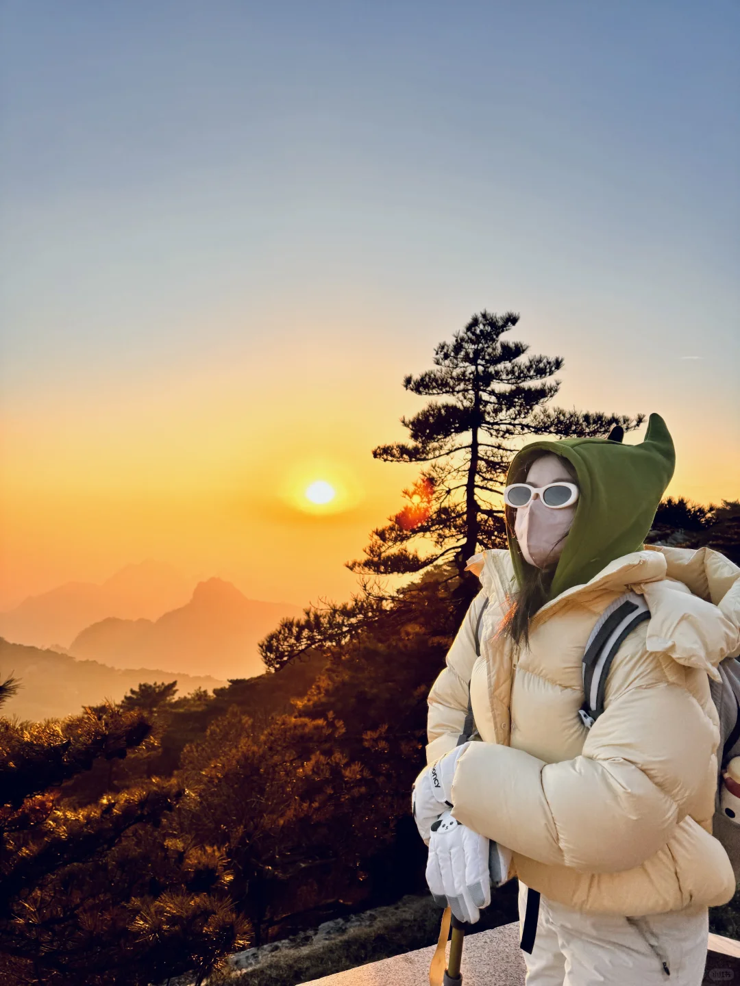 总要来黄山看场日落吧～