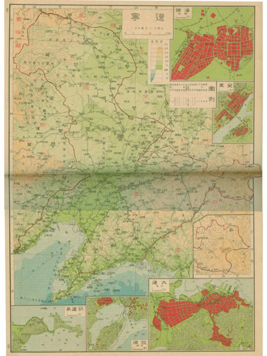 1939年辽宁省地图