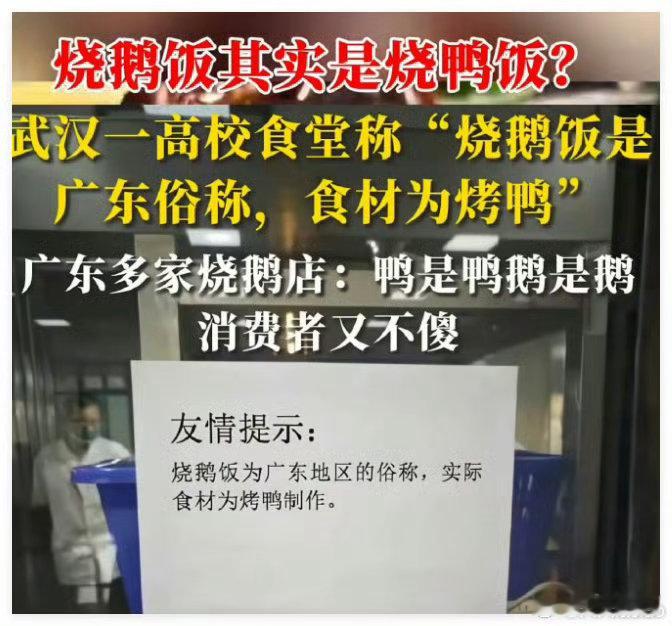 烧鹅饭到底是鹅还是鸭这个锅，广东不背 