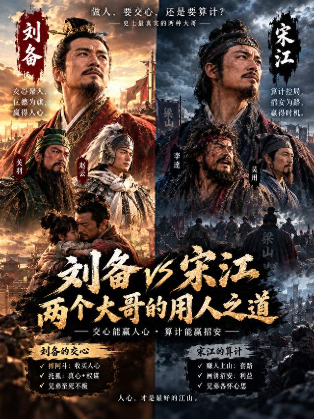 宋江vs刘备：两个「大哥」谁更会用人