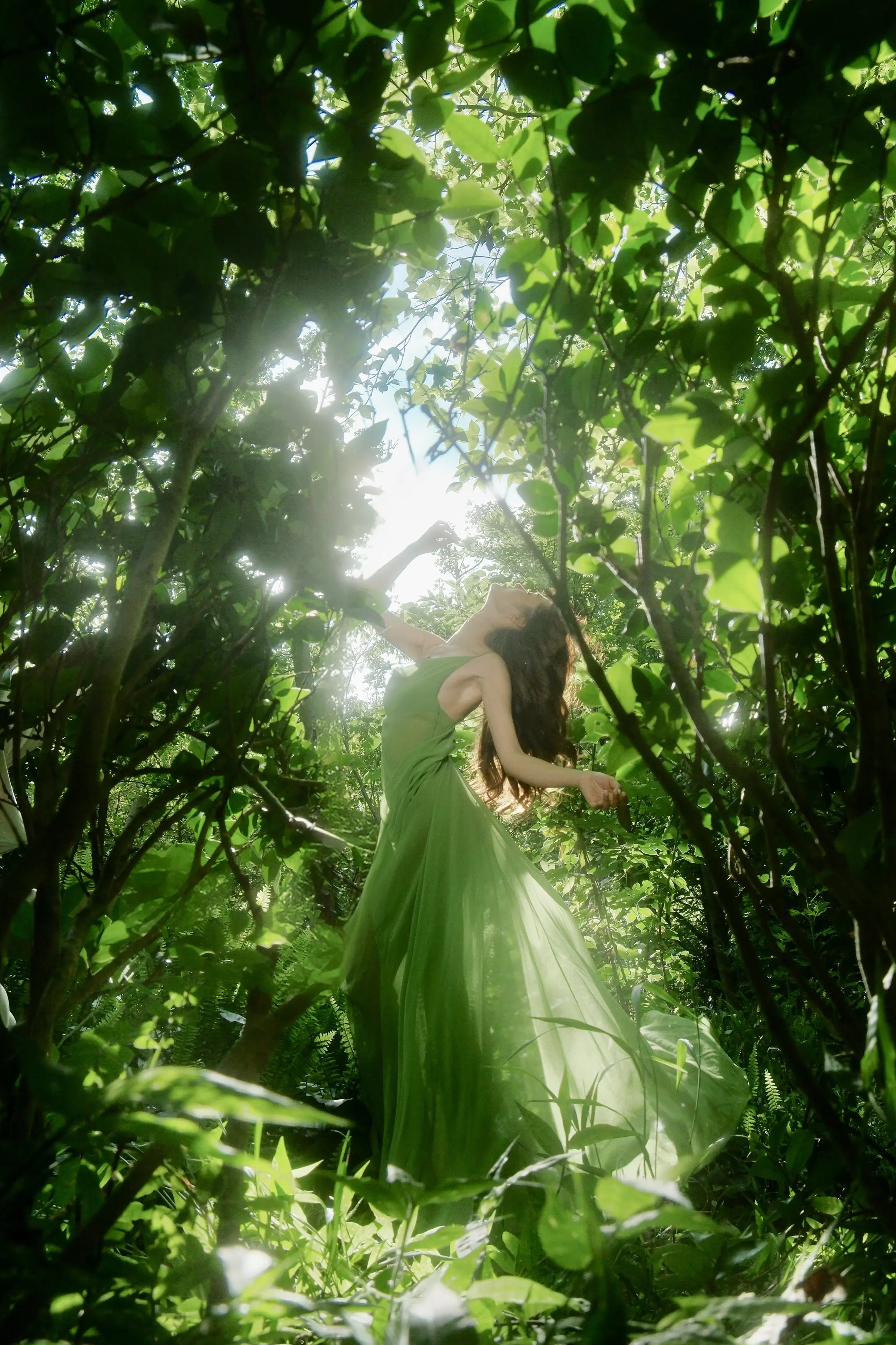 “绿色是流动舒展的生命”🌿。