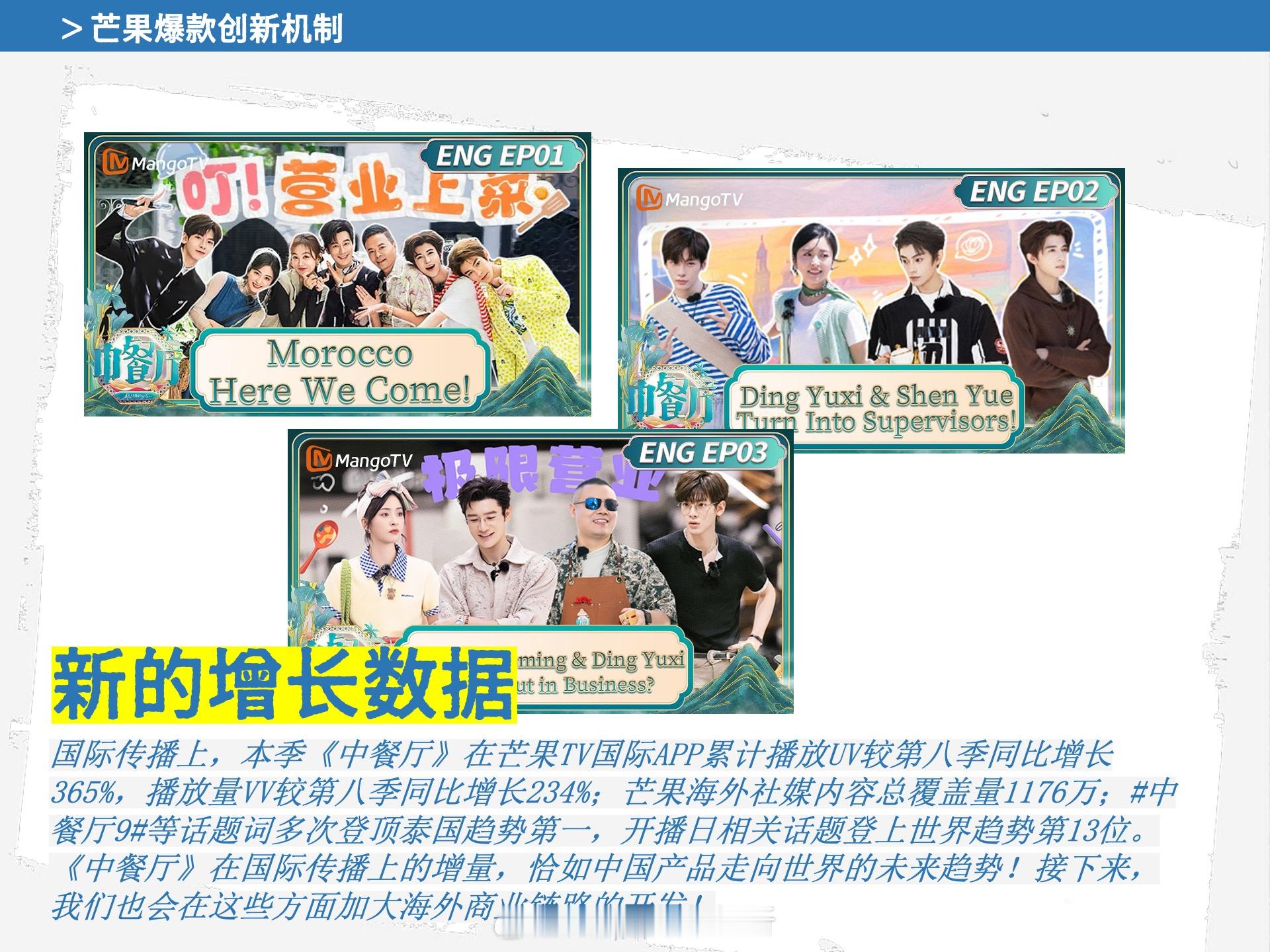 丁禹兮参加的中餐厅第九季较第八季书局真的增长了好多，芒果官方发的 ​​​