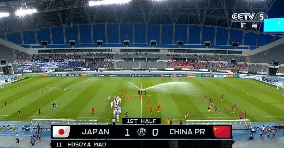 东亚杯国足东亚杯 上半场11分钟进球，日本1-0中国，整个上半场，都是脚法细腻的