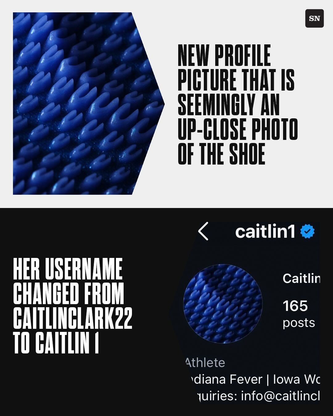 凯特琳克拉克 凯特琳克拉克 将自己的Instagram账户名从“caitlinc