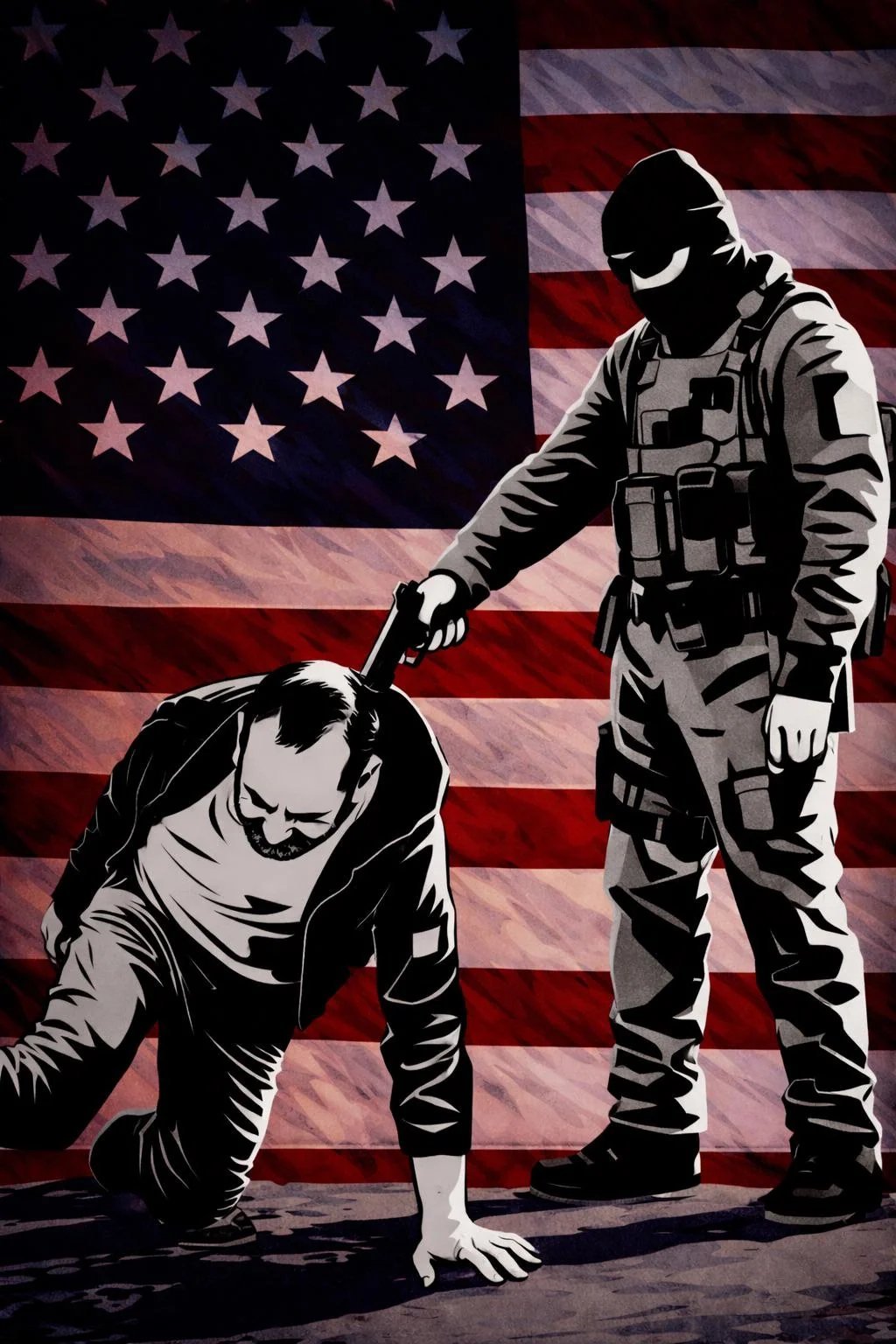 润人们该醒醒了网上都在讨论美国的“斩杀线”，然而美国的ICE可以直接非法结束一个