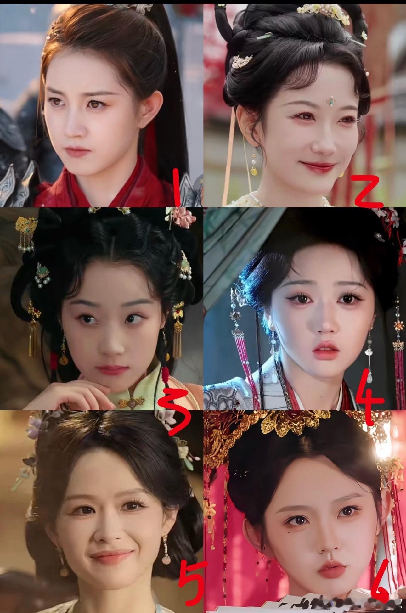 短顶🌸古装造型，路人觉得谁最好看？ ​​​