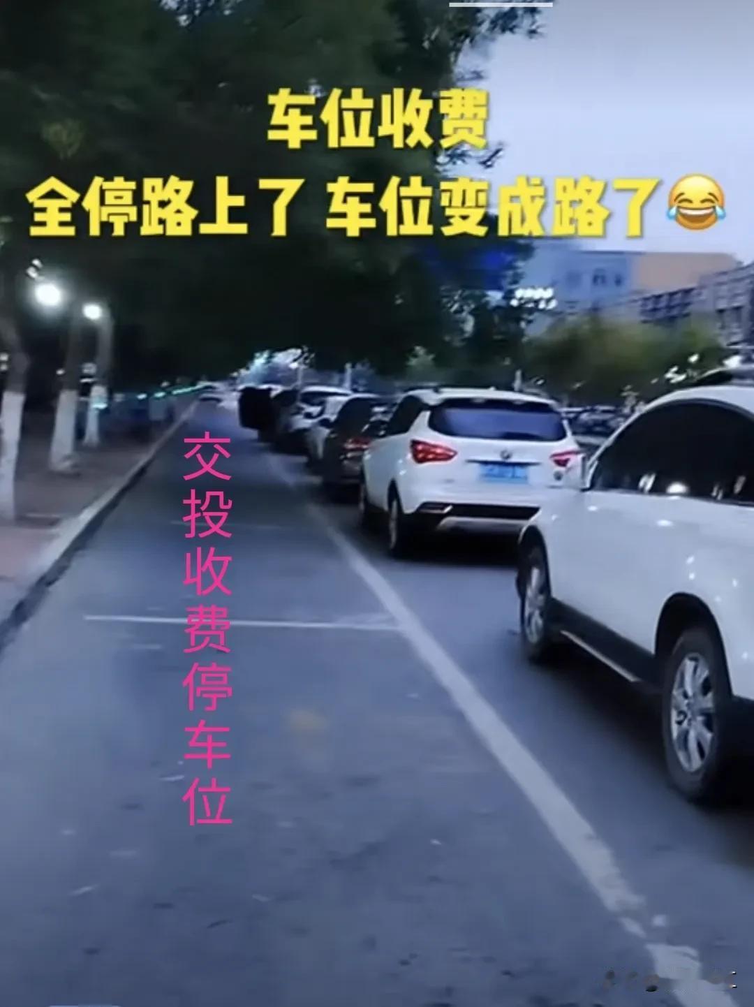 交投公司负责人看到这条路的停车情况，肯定气得吐血！俗话说，魔高一尺，道高一丈。群