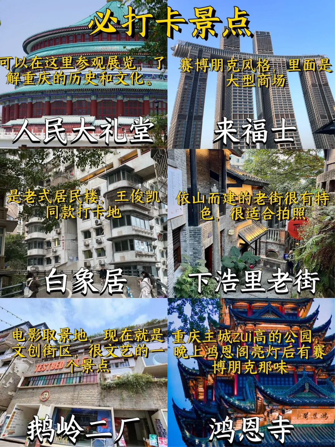 刚从重庆回来，穿衣打卡我的建议是……