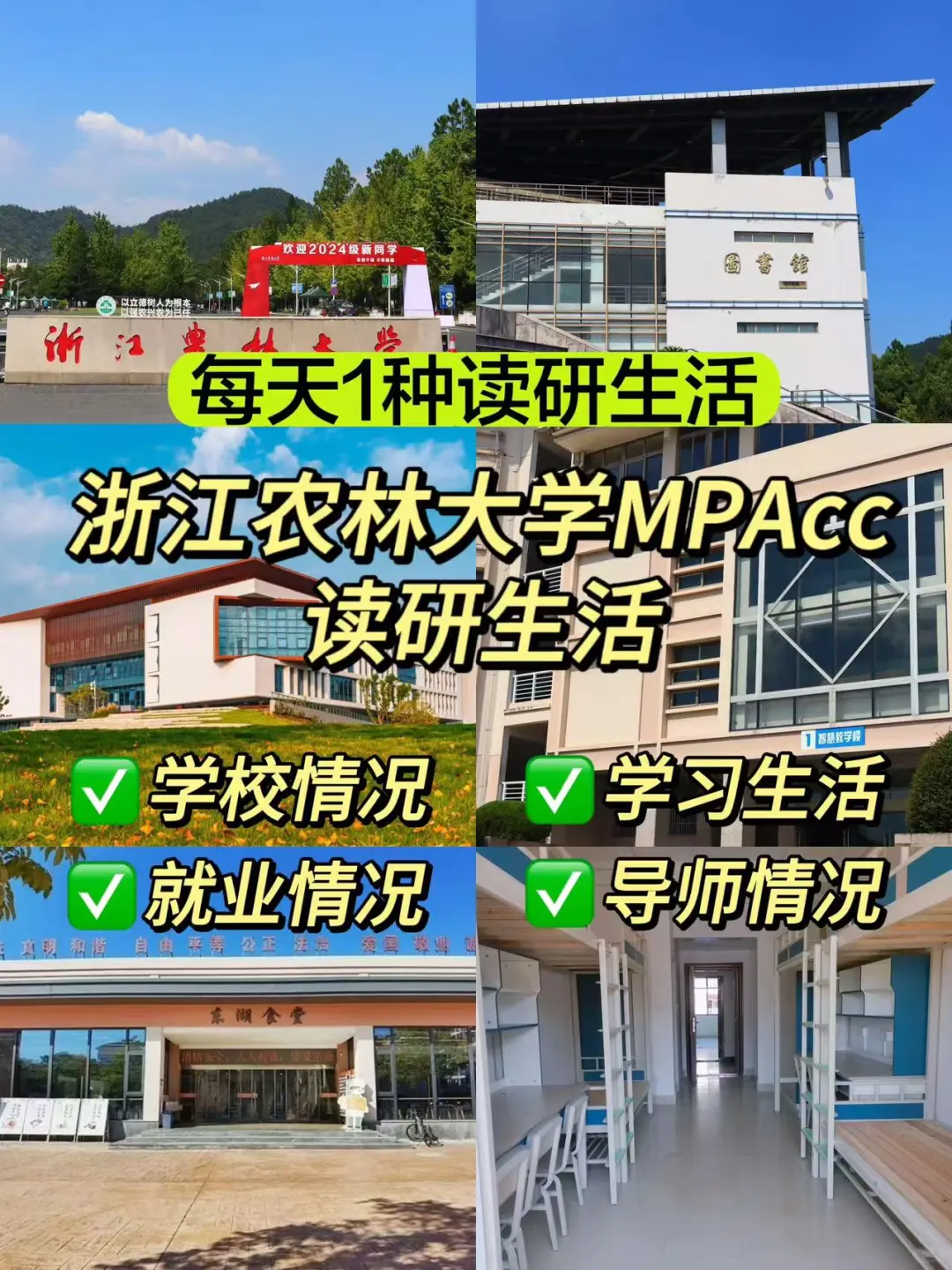 浙江农林大学MPAcc读研生活