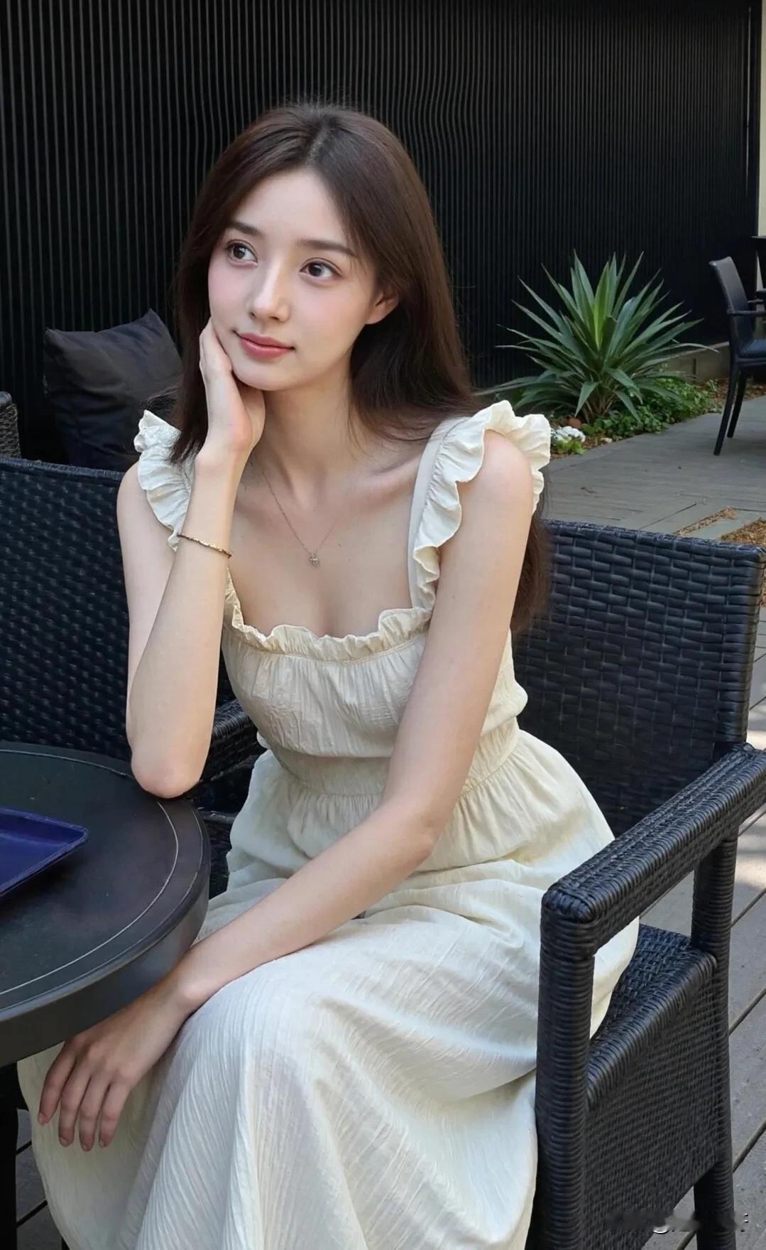 落落大方的女神美照