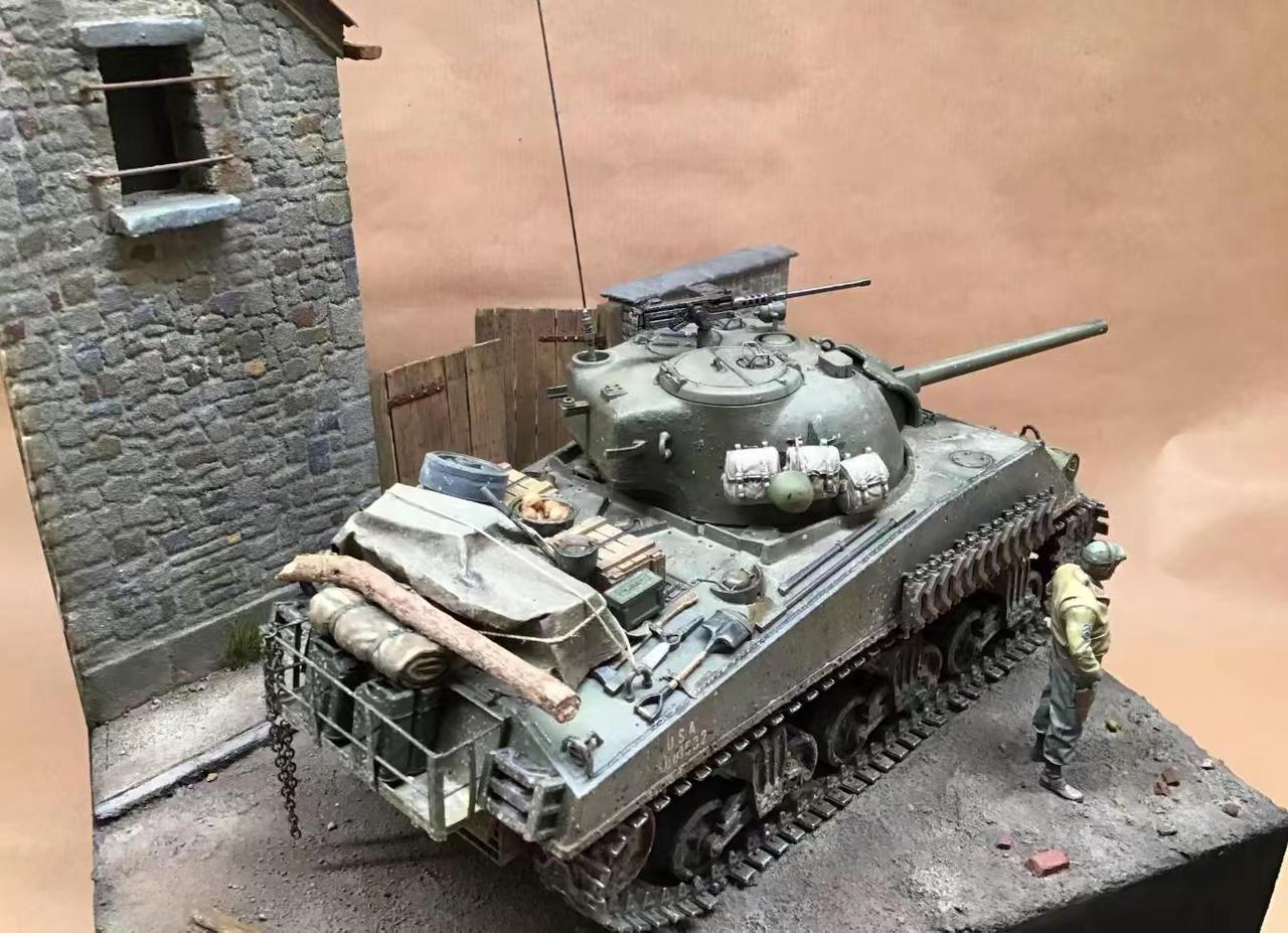 1/35二战场景模型。国外模友作品