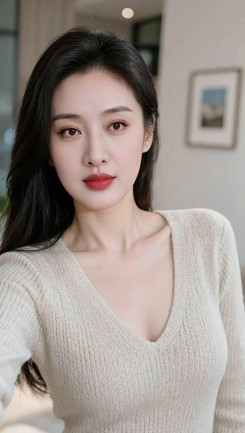 AI浅柔自拍 抖音ai创作 我的穿搭破烂分享 高级感妆容 女生拍照姿势