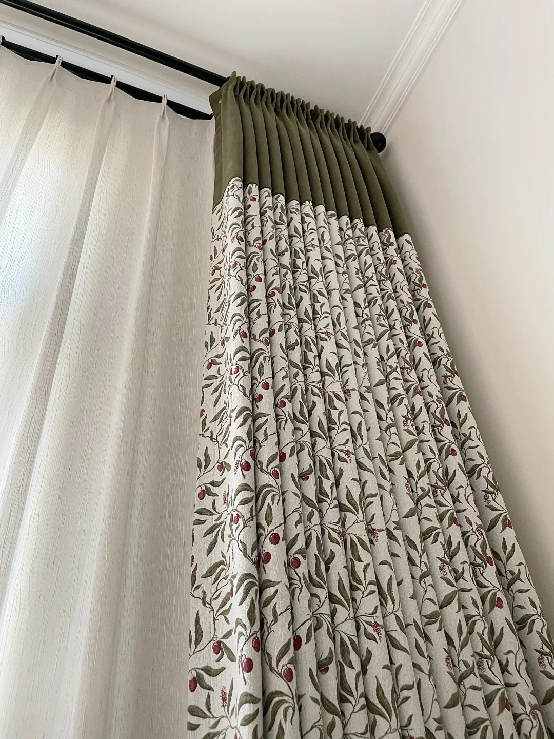 哪个天才发明的复古风窗帘搭配扶风纱！绝美~