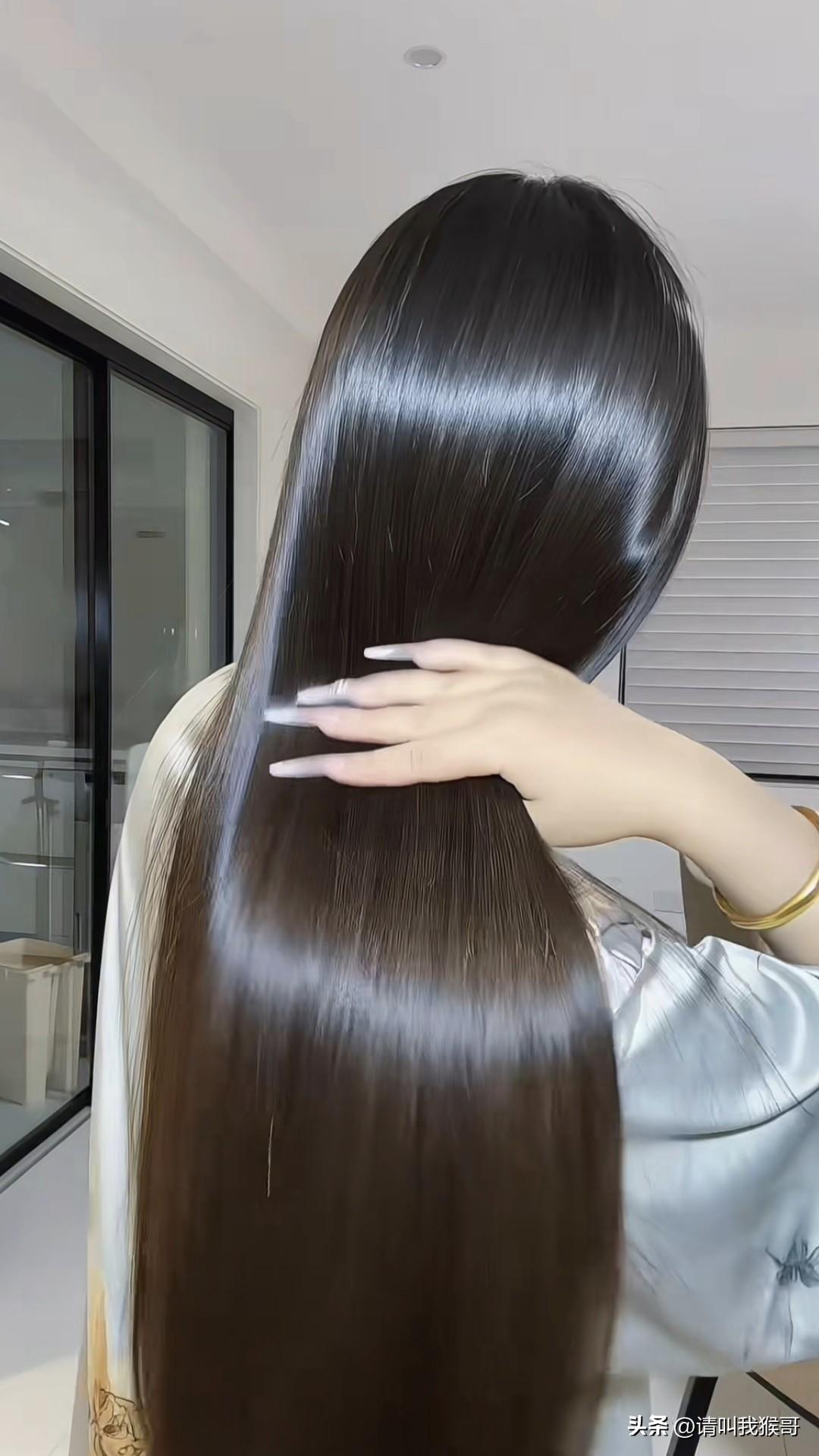 这发质去应聘洗发水广告的模特应该没问题吧