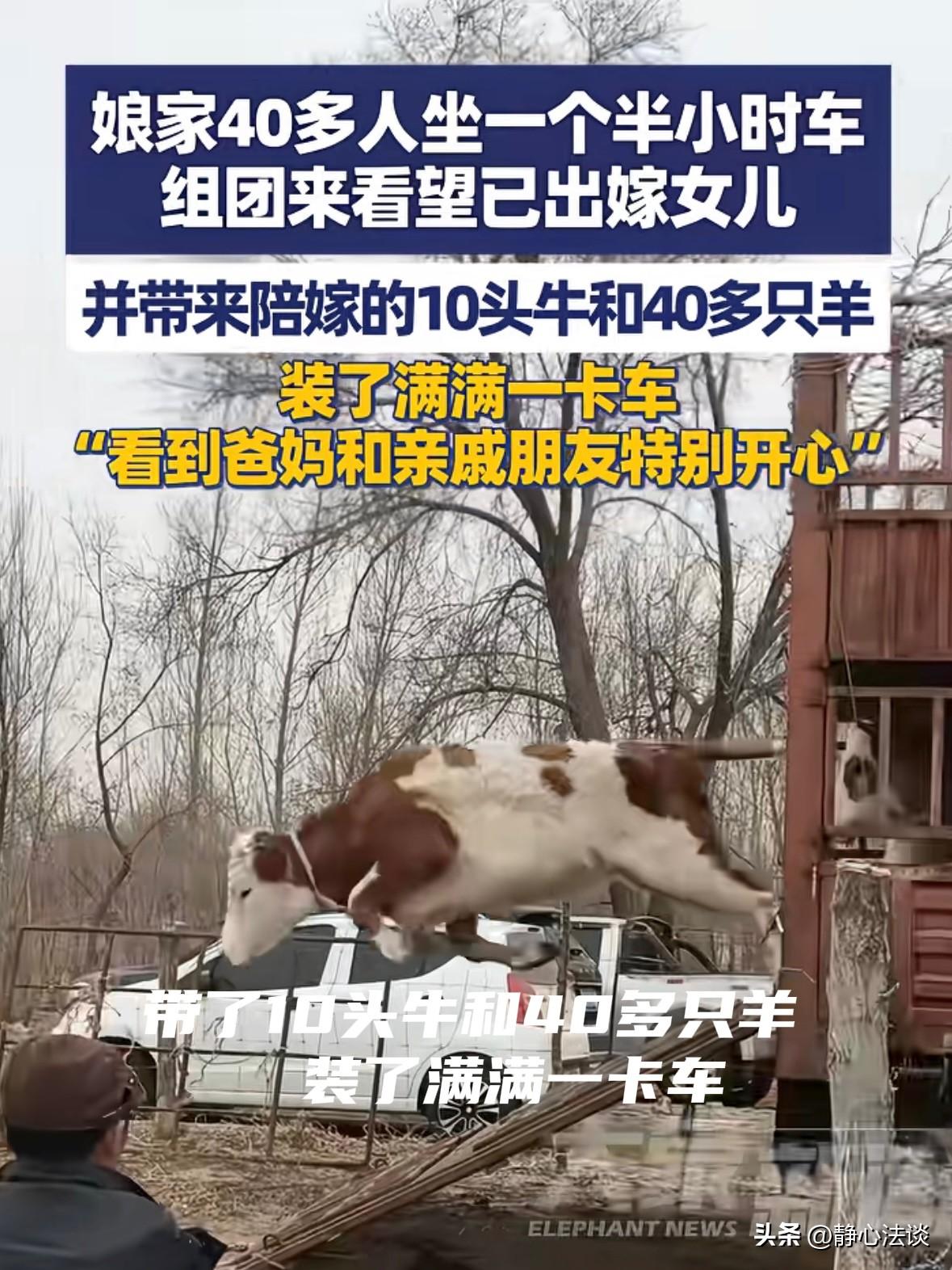 “这就是爹妈给的底气！”内蒙古赤峰，女子刚结婚没多久，思女心切的娘家，直接组团4