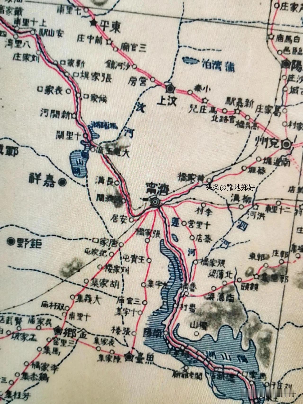 1894年，山东济宁，能出现图上的，都是当时的交通要地，有你老家吗？
济宁作为中