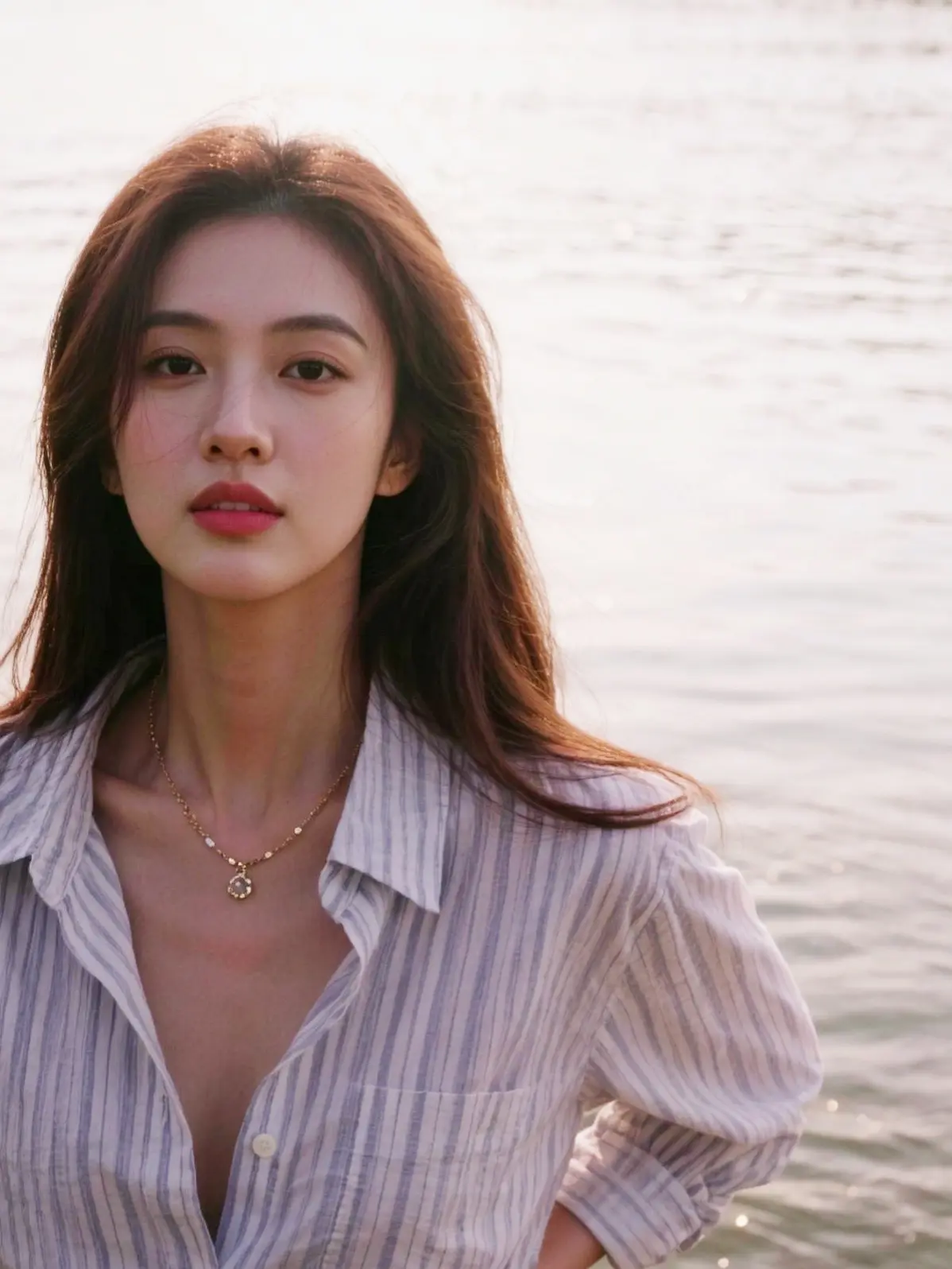 AI湖畔朦胧照 随变ai随便玩 ai创作 用ai创作打开春天 随变一拍都很夯