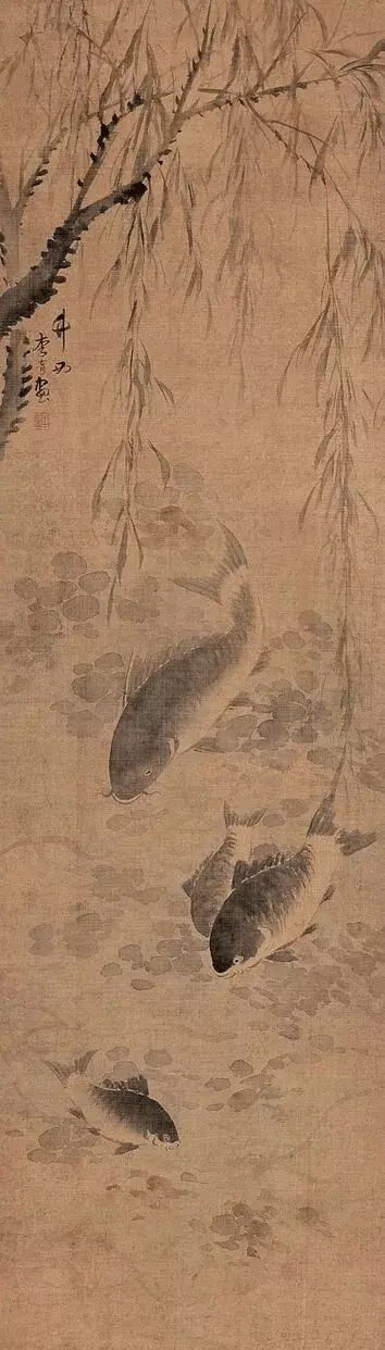 李育，晚清海派画家，工花鸟、人物，兼擅山水，承袭传统文人画脉络，笔墨秀润，格调淡