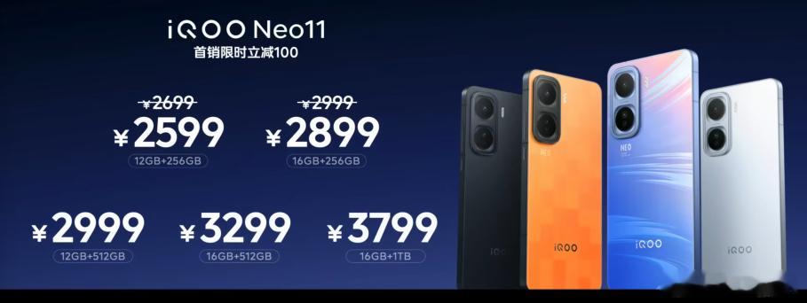 全体起来，iQOO Neo11价格出来了 2899起香不香？首先回顾一下重点配置