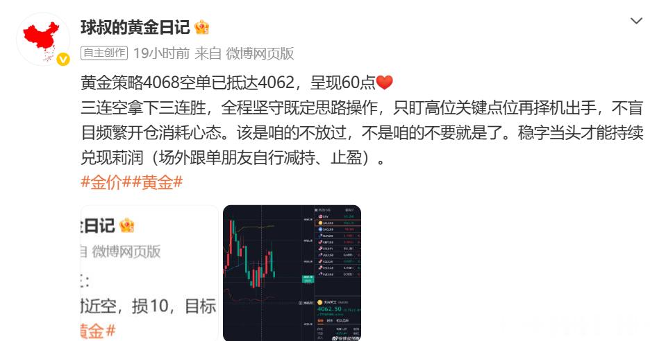 周一战绩分享6.29周一微博布置五单，五战全胜，总创收530点。4071  空 
