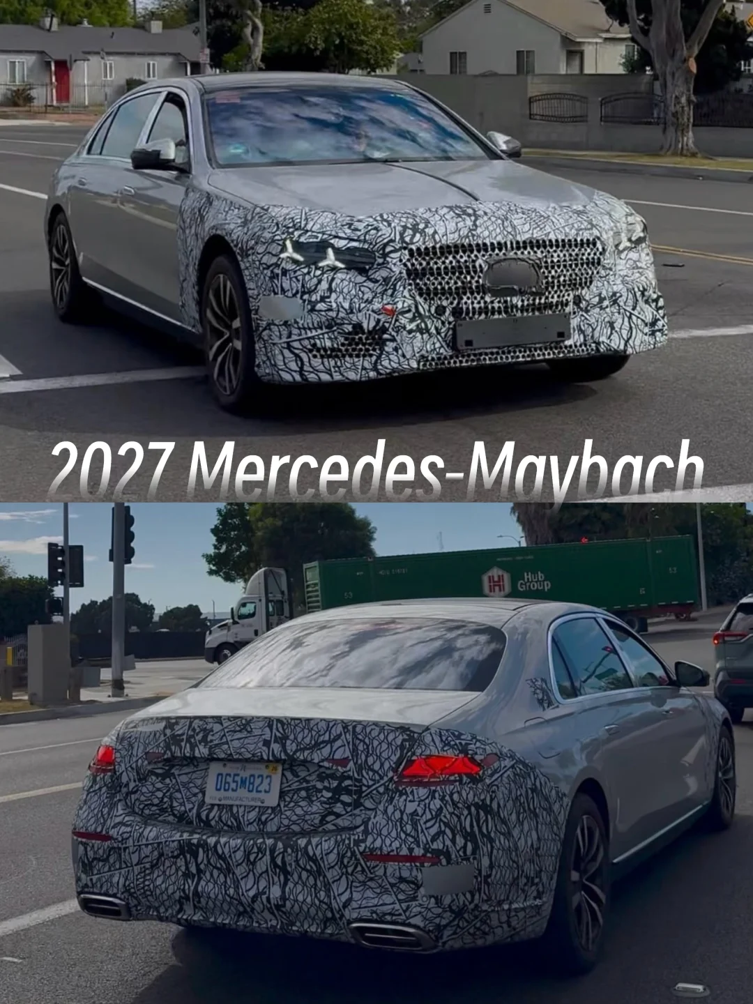 2027 Mercedes-Maybach路试谍照