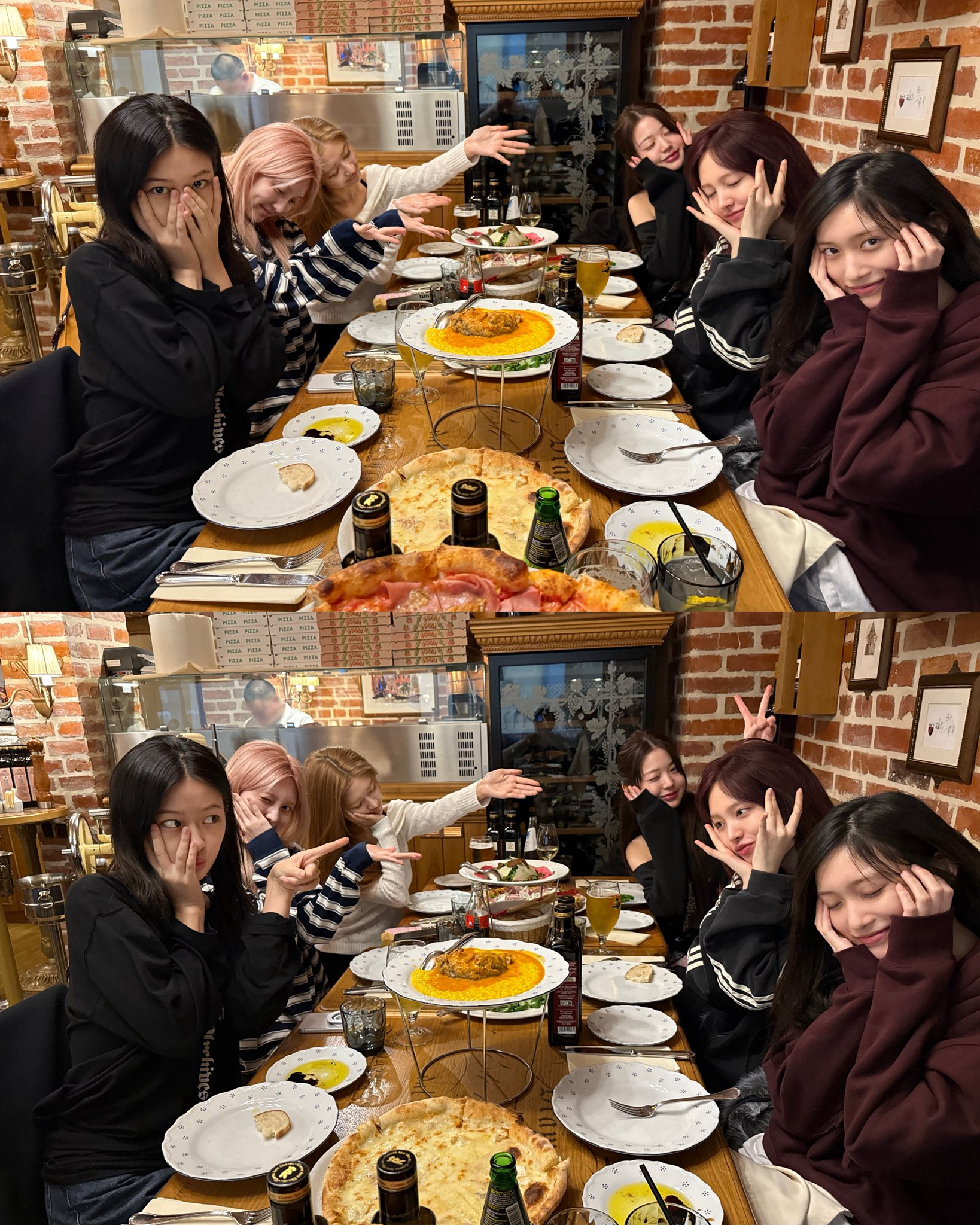 祝贺Liz生日，团队聚餐的IVE