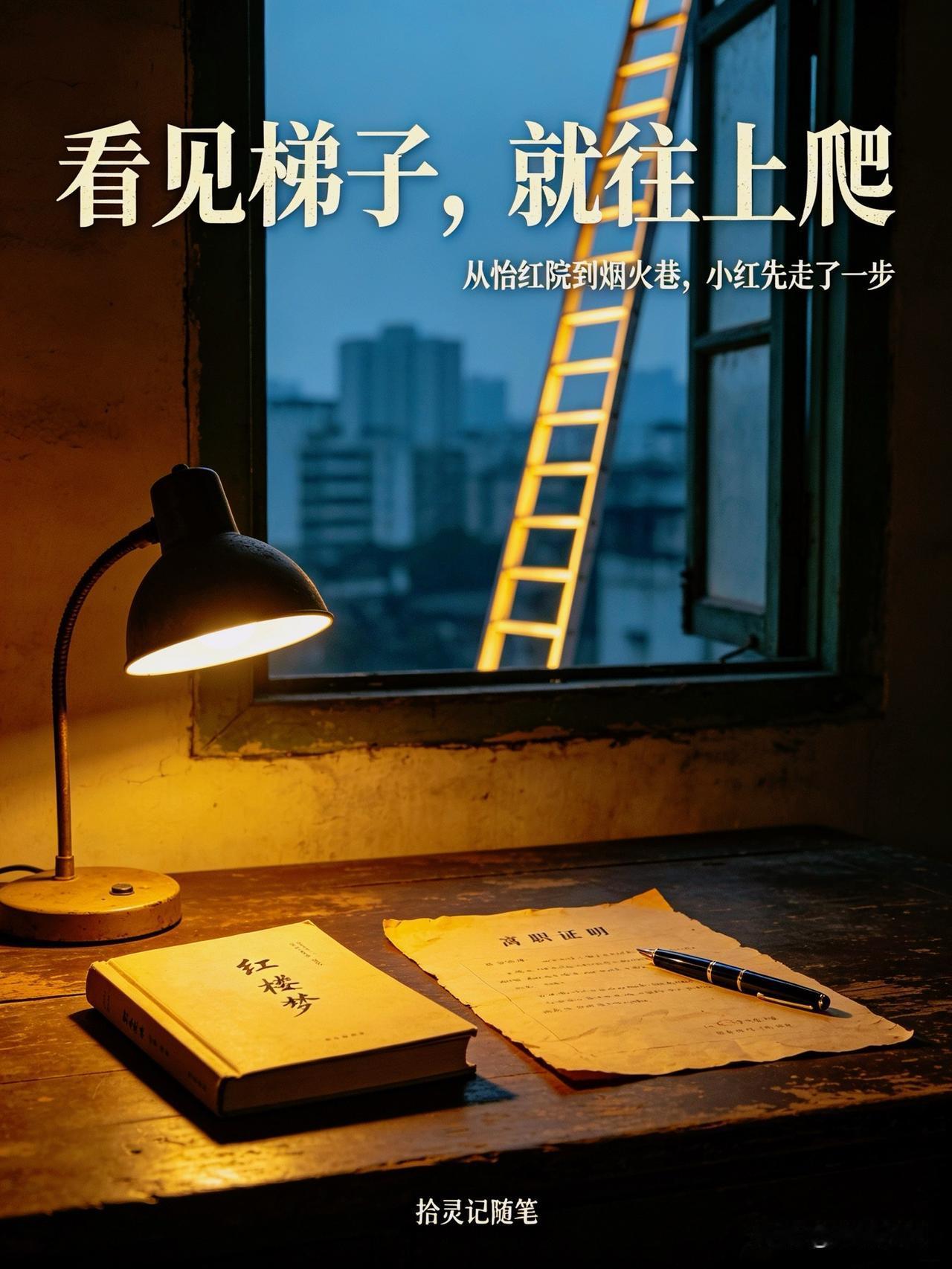 拾灵记｜小红：在烂透的泥潭里，给自己搭一架梯子
整理旧物，翻出一张离职证明。
纸