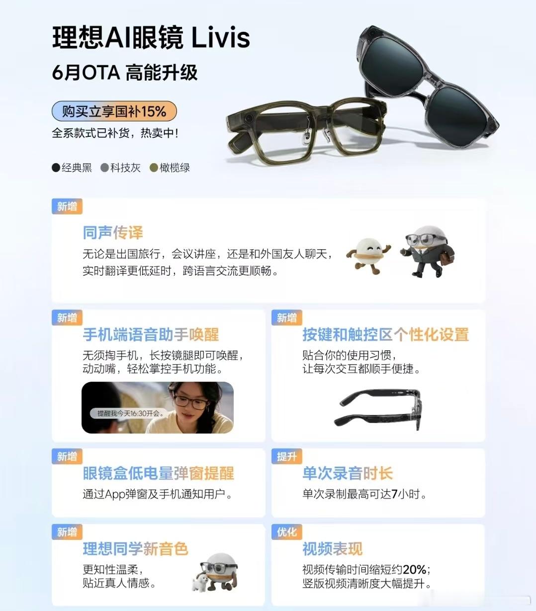 Livis眼镜 OTA 同声翻译来了 ！等了好久 