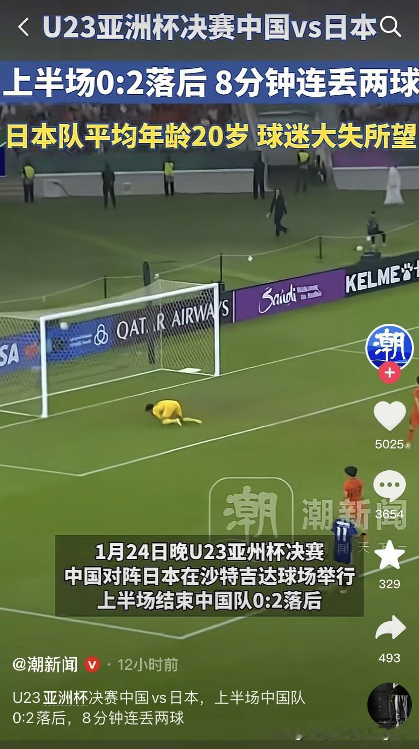 0:4这成绩，虽败犹荣？
元月24号晚上11点举办的亚洲杯决赛中国vs日本，最后